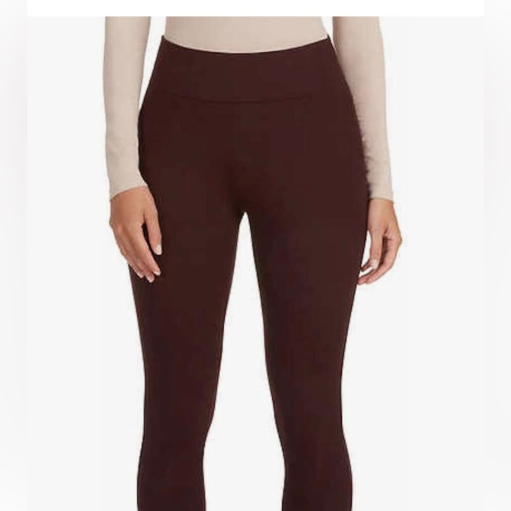 Matty M Women's High Rise Slub Legging With Pocket
